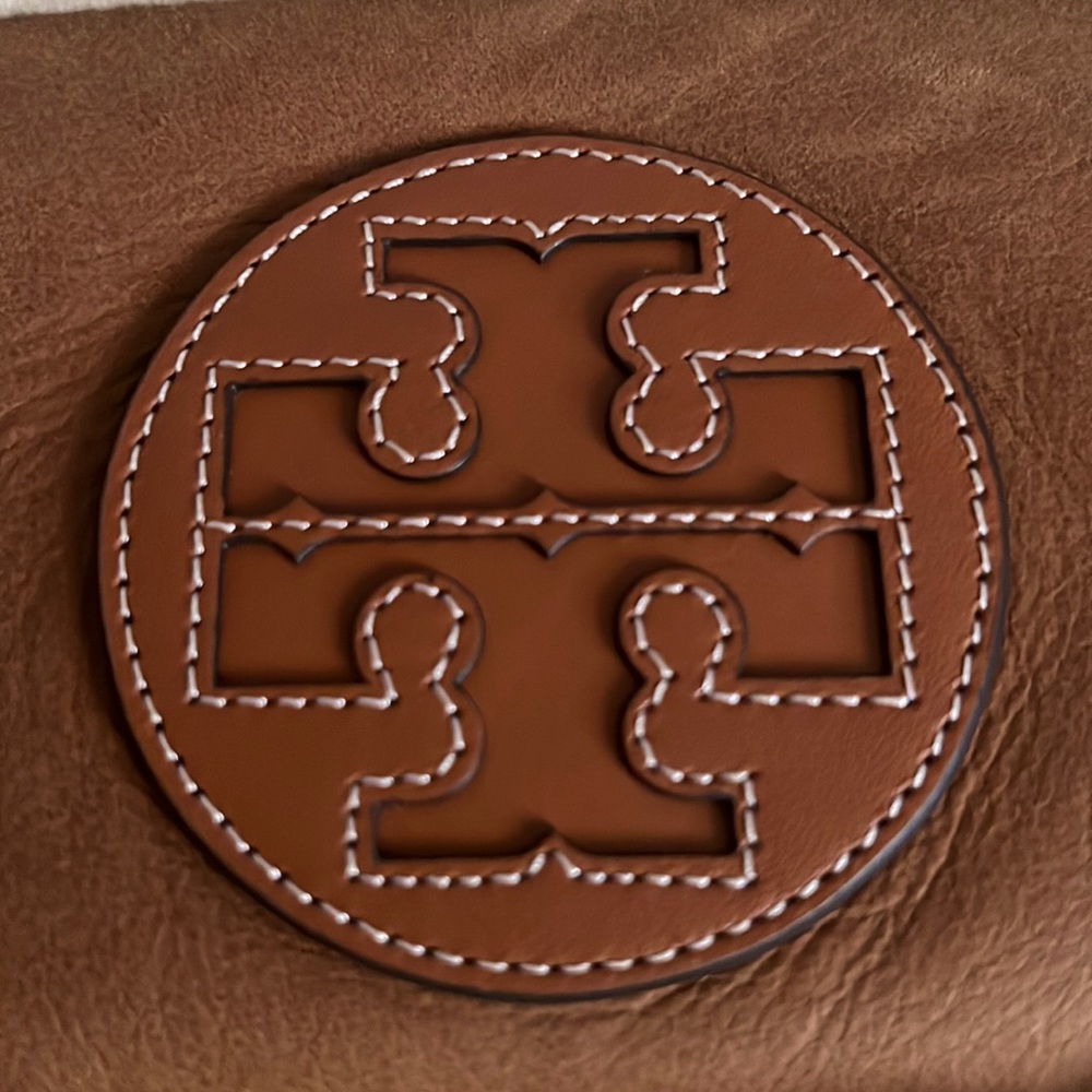 Genuine Shearling Crossbody Bag TORY BURCH Never Worn